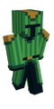 Cactus Knight The main skin, all other skins branch off from this pure, character defining skin. Based on the LEGO Minecraft minifigure from set 21267.